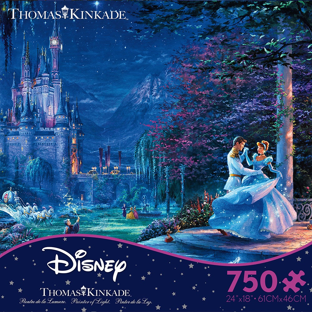 750pc Thomas Kinkade Disney Dreams Asst 6 Bl Puzzles Kroeger Inc