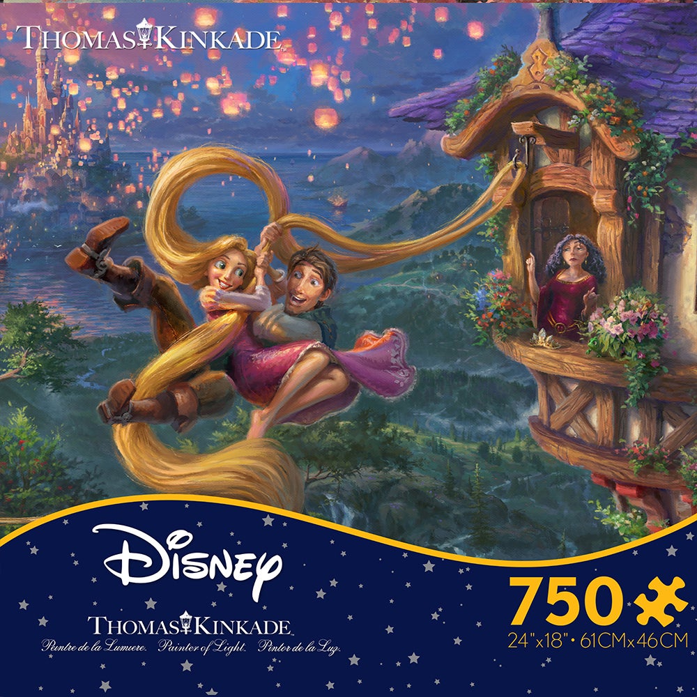 750pc Thomas Kinkade Disney Dreams Asst 6 Bl Puzzles Kroeger Inc