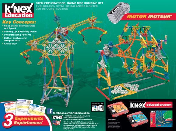 for sale online K’Nex Stem Explorations Swing Ride Building Set 77077 