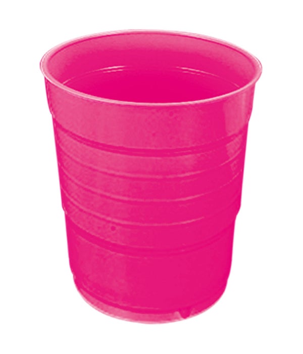 12oz/20ct pls cup hot pink 36s