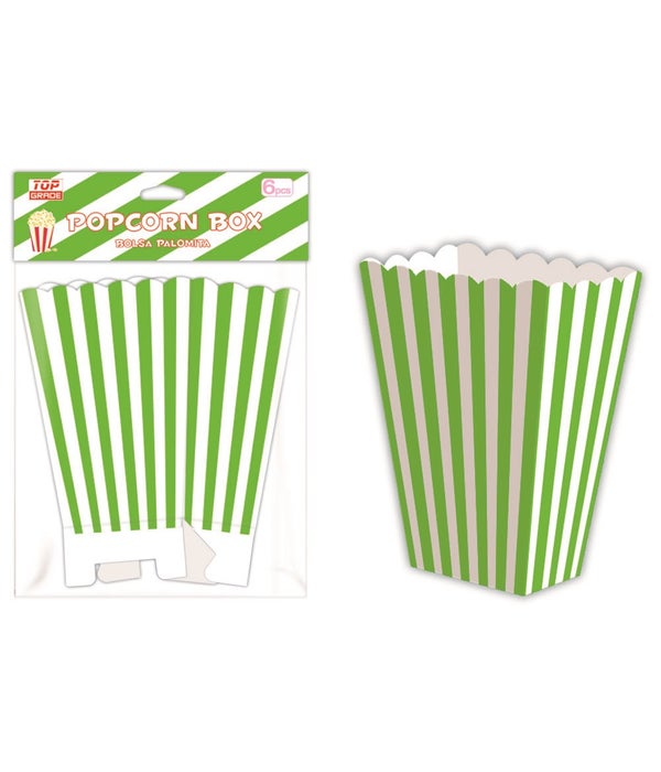 6ct popcorn box lime 12/144s strip