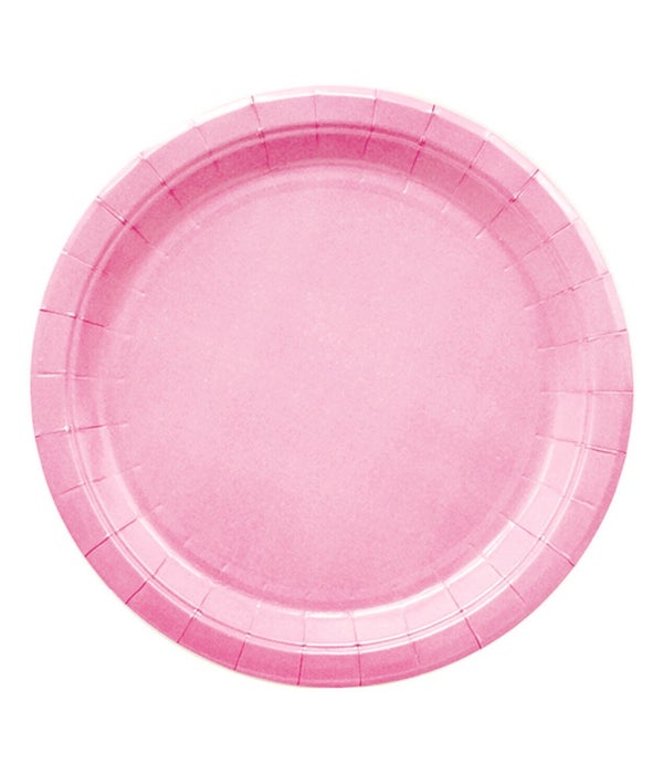 9"/8ct pp plate bb-pink 24/144