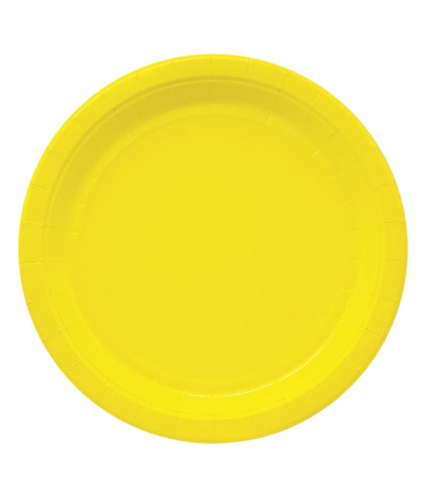 9" paper plate/yellow 24/144s
