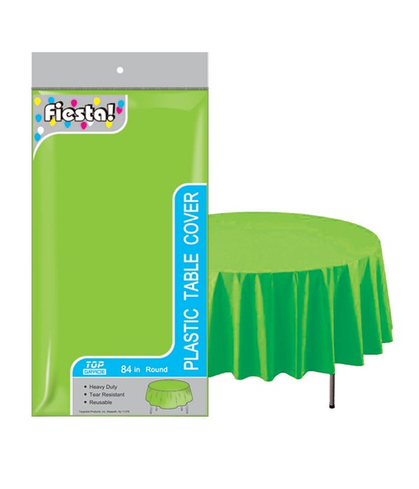 table cover lime 84"/48s