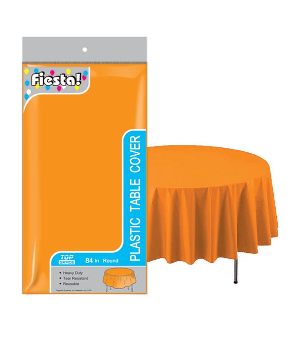 table cover orange 84"/48s
