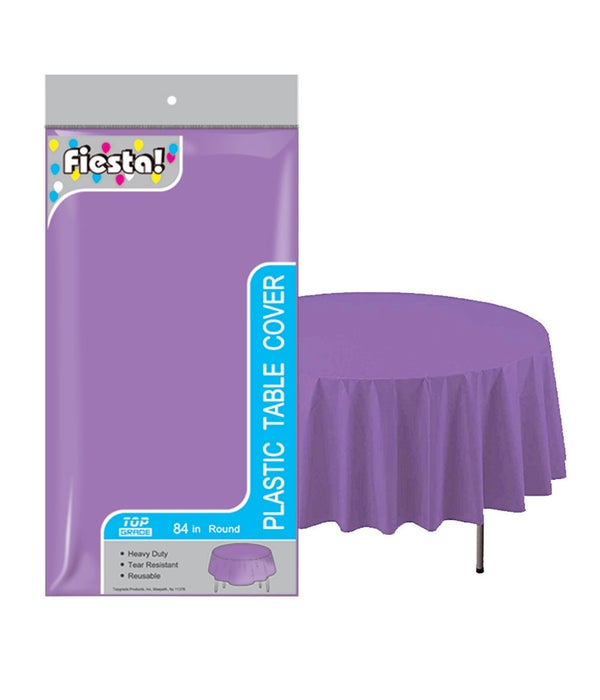 table cover purple 84"/48s