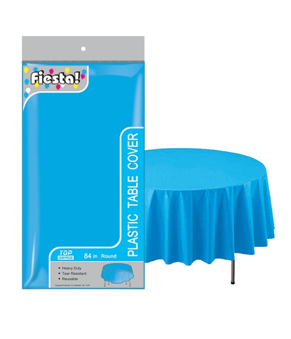 table cover turquoise 84"/48s