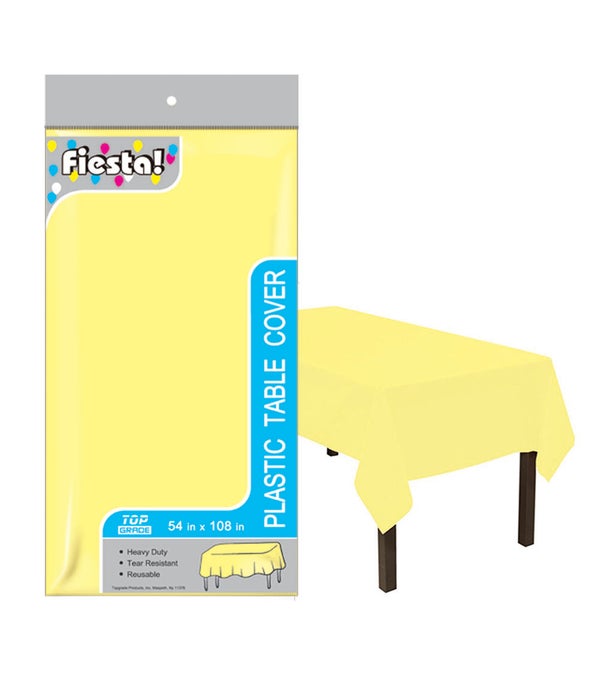 table cover yellow 54x108"/48s