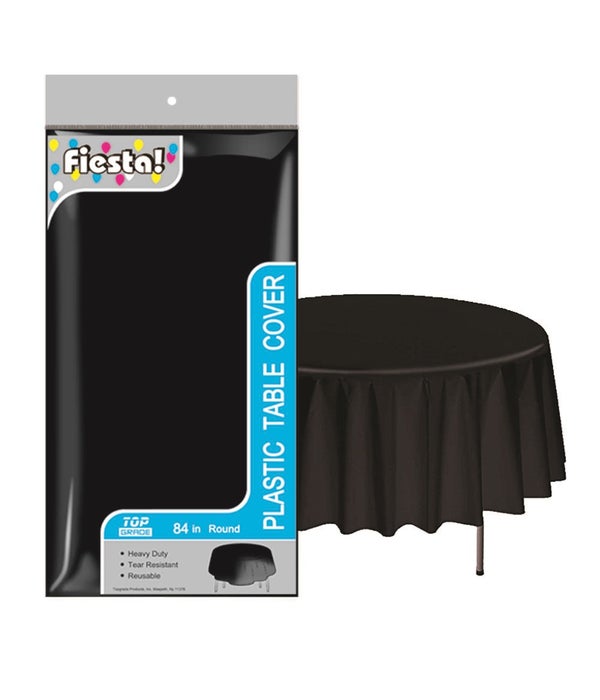 table cover blk 84"/48s
