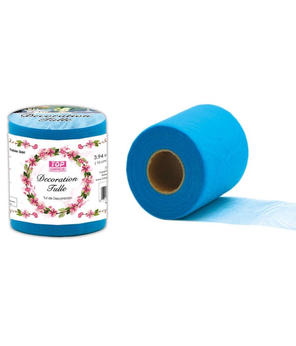 decoration tulle 6/162s blue 6"x25yd