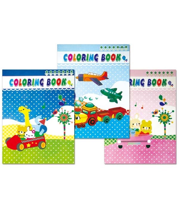 coloring book w/sticker 48s
