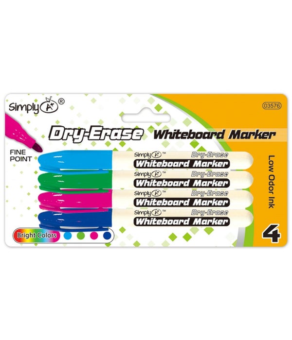 4pc dry eraser marker 24/144s