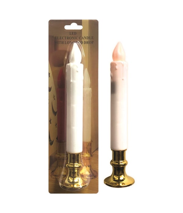 7.5"/1ct LED candle 24/240s