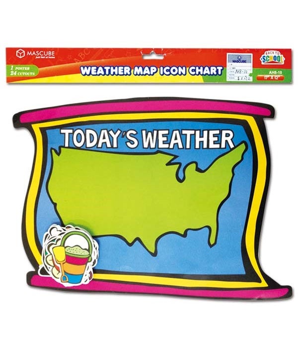 weather map chart 24/144's
