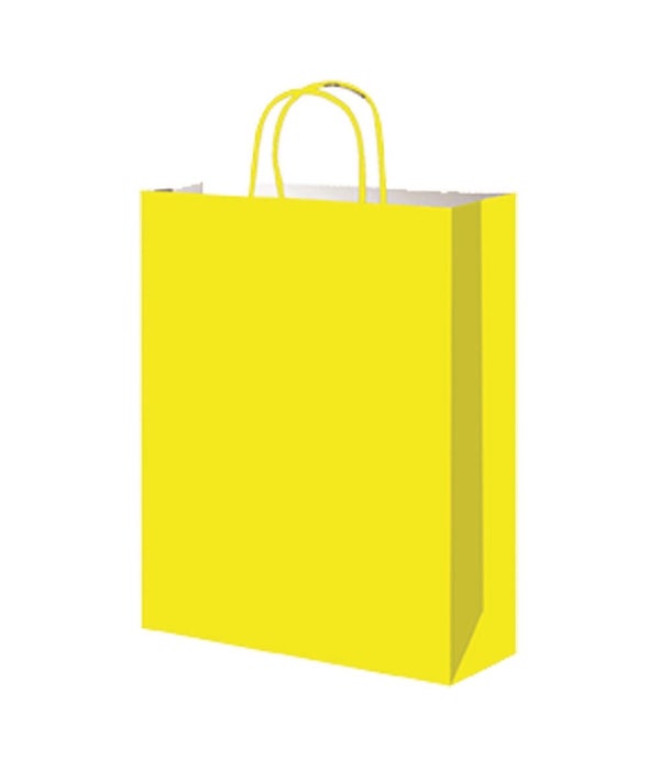 paper loot bag yellow 12/60s