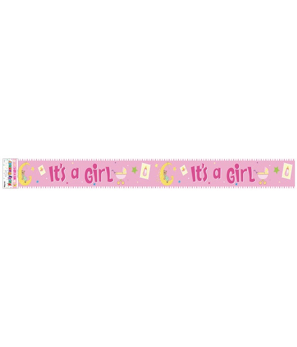 it's a girl banner 12ft 48/144