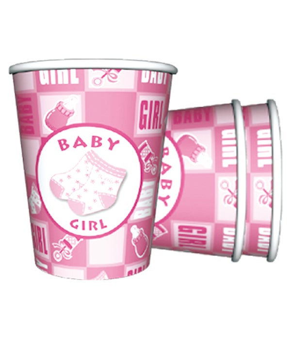  9oz/8ct paper cup girl 48's