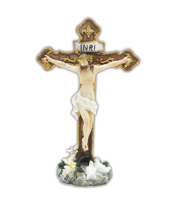 renaissance crucifix 5x8" 12/48s