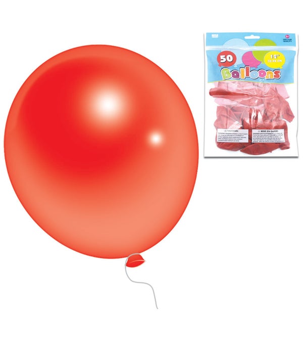12"/50ct pearly balloon 6/96s