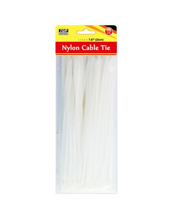 8"/75ct nylon cable tie 36/144