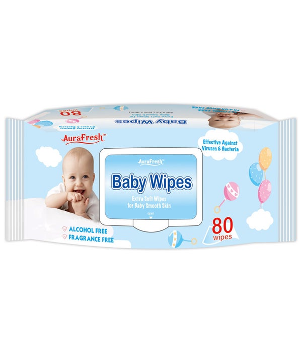 80ct baby wipes 24s