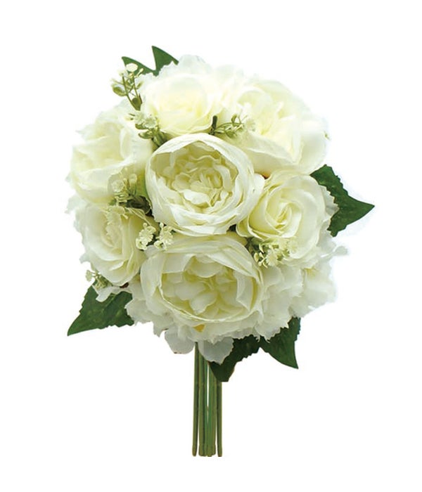 rose bouquets white 12/120s