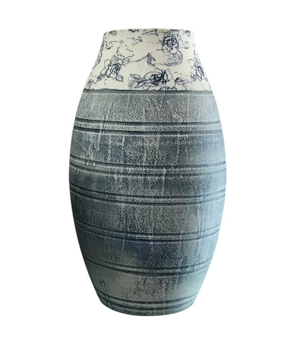 ceramic vase 11hx6"/8s No return No exchange