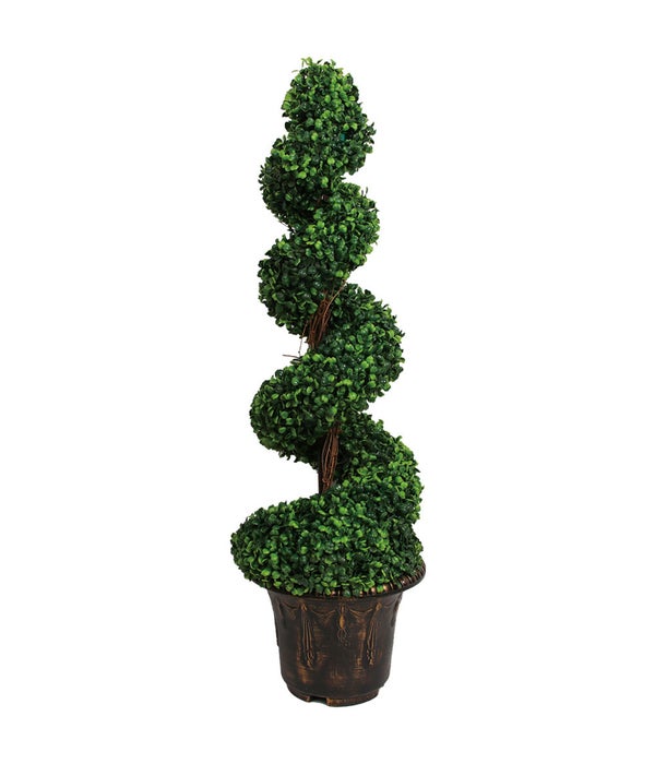 rtificial boxwood spiral tree 4ftx12"/1s