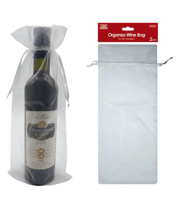 2pc wine bag 16x6" 12/1200s