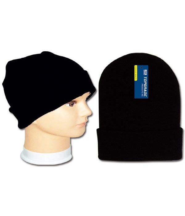 men's knit hat / blk go to 09001