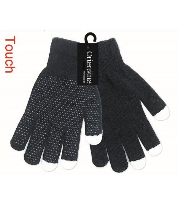 touch gloves/blk 12/144s