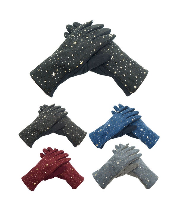lady's star gloves 12/144s
