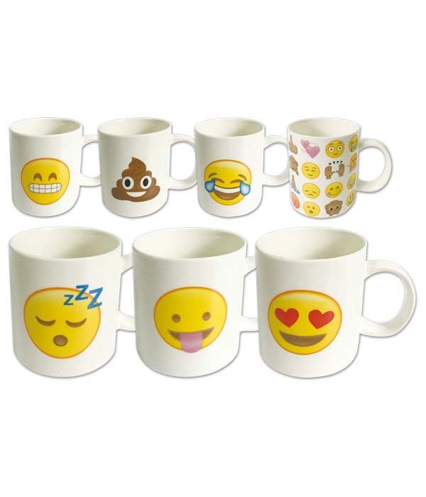 ceramic mug emoji 12oz/48s