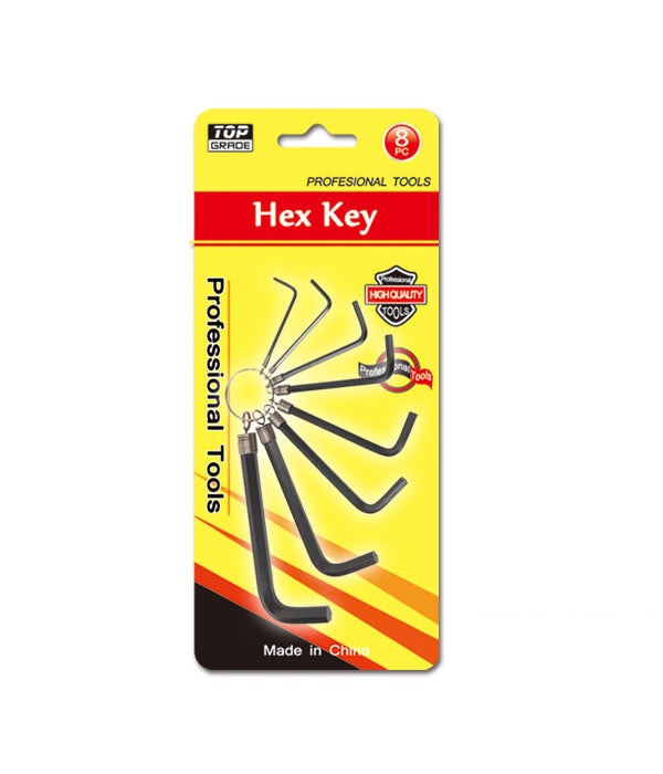 8pc hex key set 24/96's