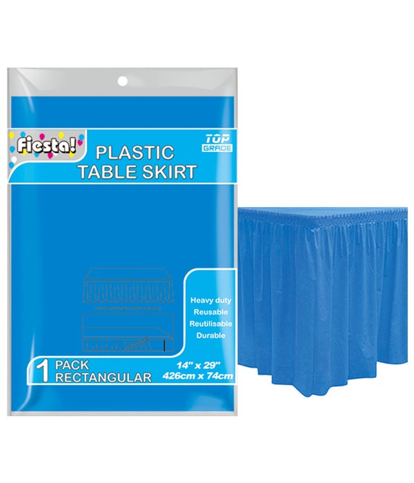 table skirt d-blue 29x168"/36s