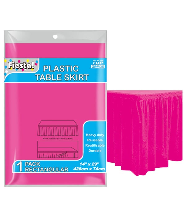 table skirt h-pink 29x168"/36s