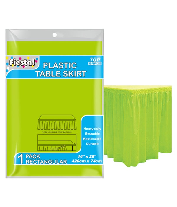table skirt lime 29"x168"/36s