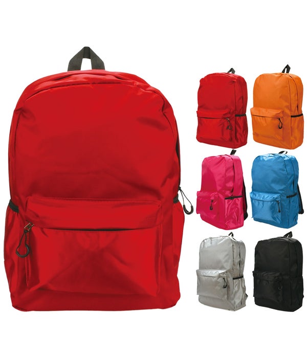 17"backpack astd clrs 6/24s