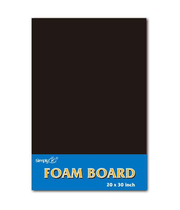 foam board 20X30"/black 25s thikness 5mm