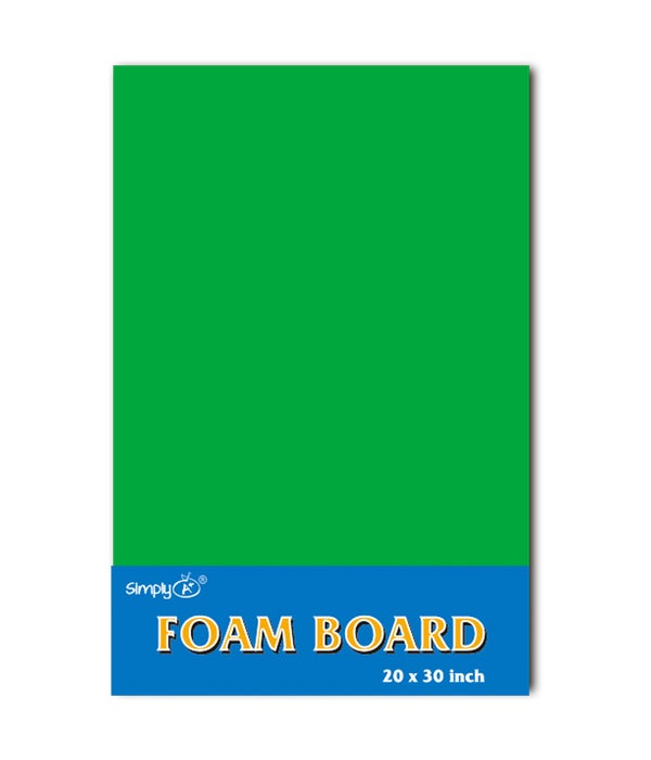 foam board 20X30"/green 25s thikness 5mm