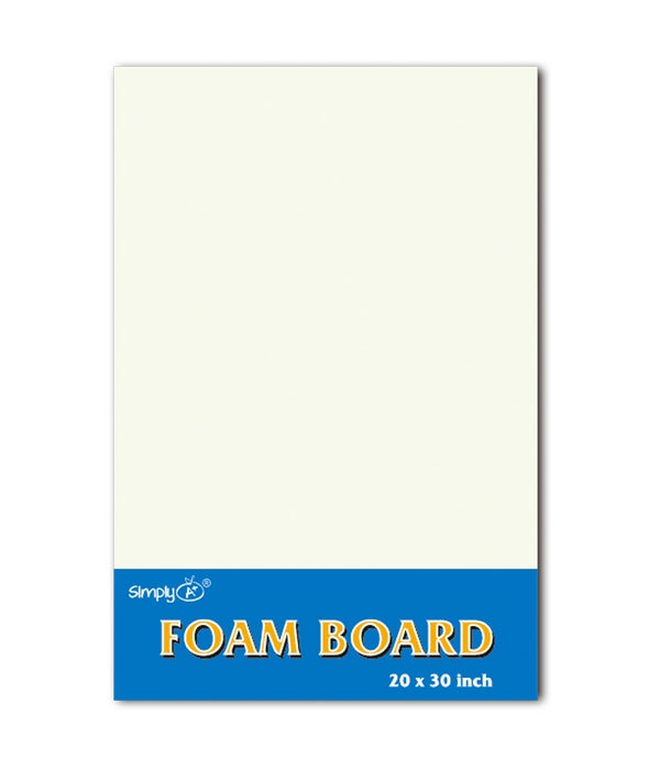 foam board 20X30"/white 50s thikness 5mm