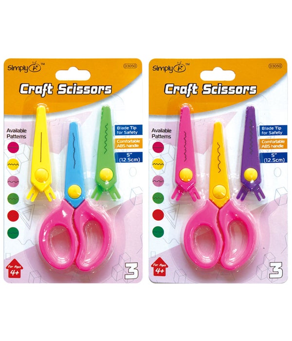 craft scissors set 24/144s