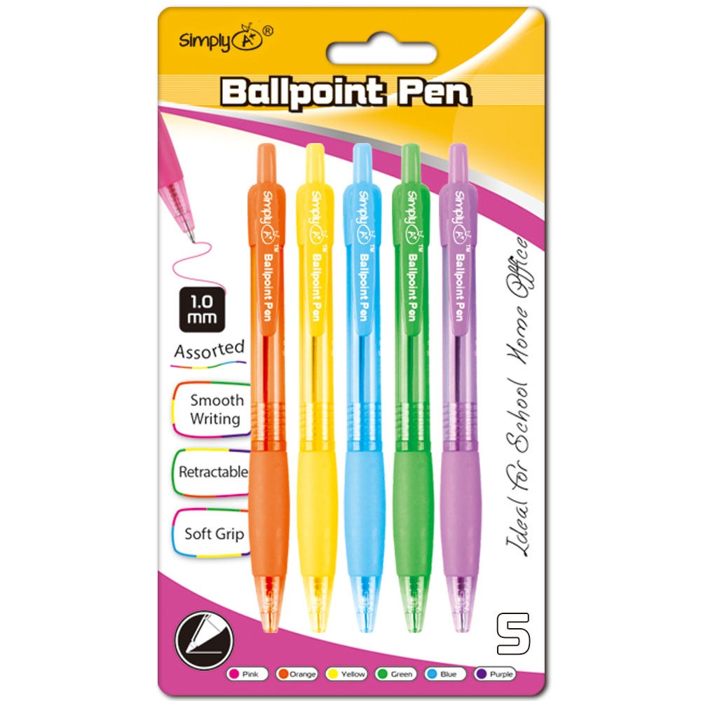 Write Dudes Ultra Glide Ballpoint Pens Assorted Colors 24 Count for sale online 