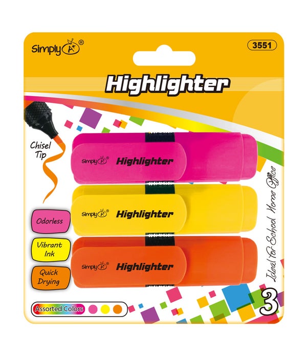 4ct mini highlighters 24/144s