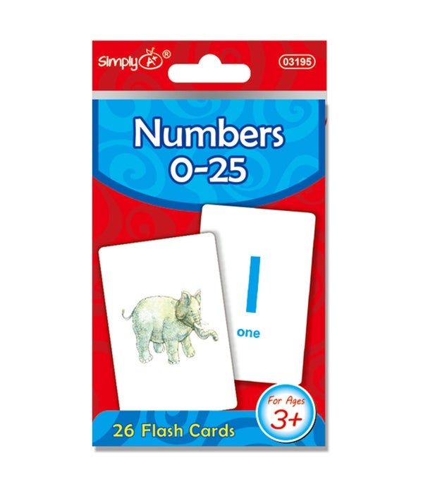 flash card numbers 24/96s