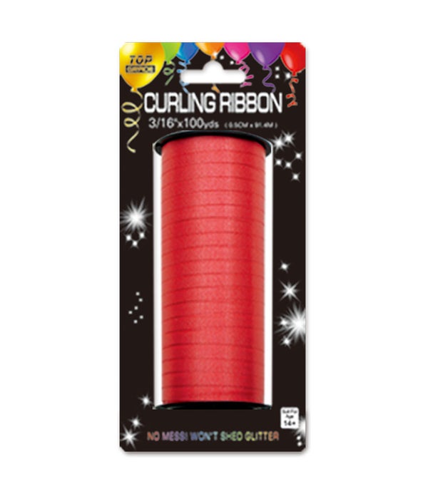 100yd ribbon red 12/432s 3/16"