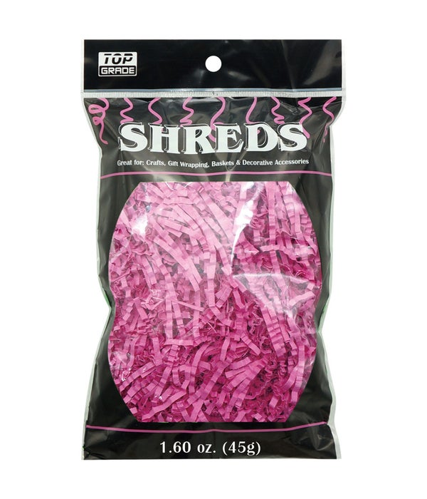 crinkle paper shred 12/240s light pink 1.6oz/3mm