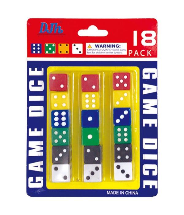 18pc game dice 48s