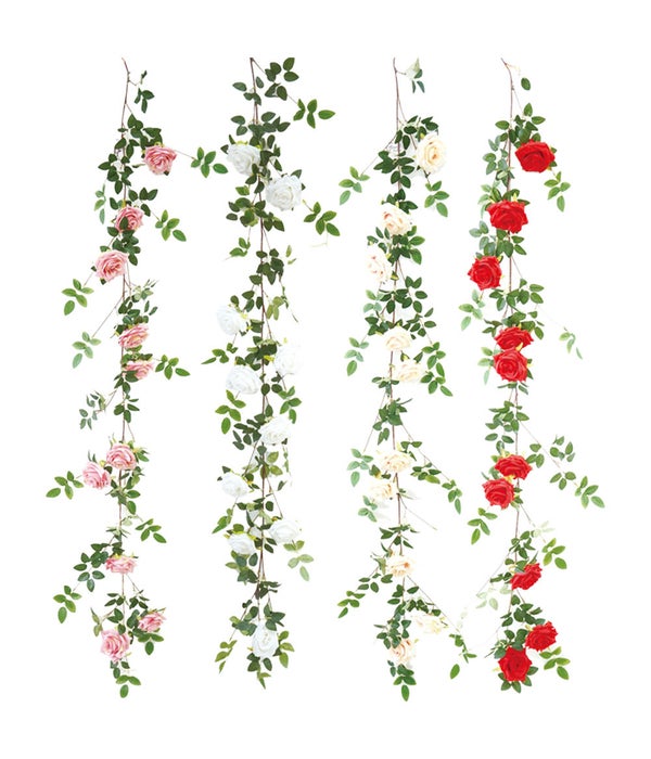 68" 10-roses vine astd 24/120s