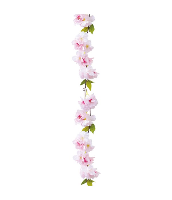 6ft flower vine L.pink 12/288s